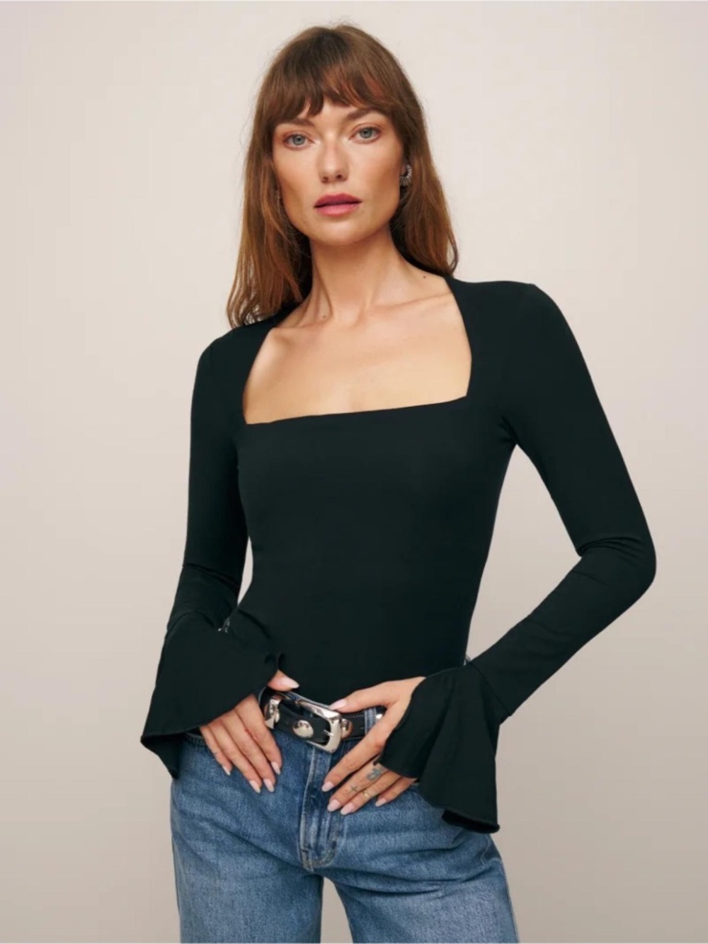 Reformation Lucca Knit Top